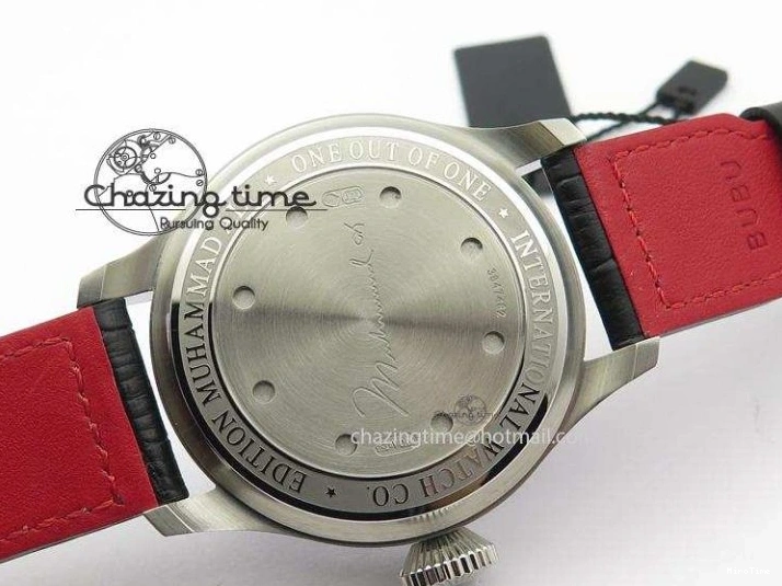 MIROTIME 0501 RelaxedFit Big Pilot Real PR IW500435 “Muhammad Ali” ZF Best Edition On Black Leather Strap A 7295